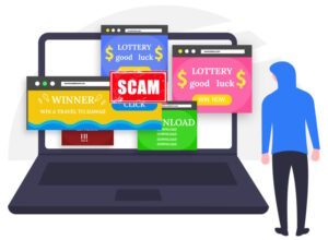 Online lottery scams