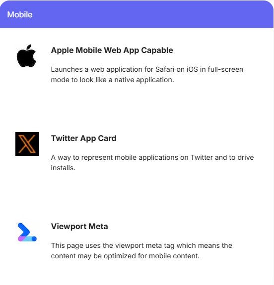 Mobile compatibility