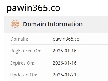 Pawin365 domian 01